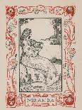 La Belle Dame Sans Merci by John Keats-Robert Anning Bell-Framed Giclee Print