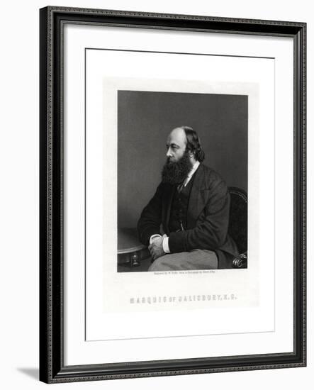 Robert Arthur Talbot Gascoyne-Cecil, 3rd Marquis of Salisbury, British Statesman, 19th Century-W Roffe-Framed Giclee Print