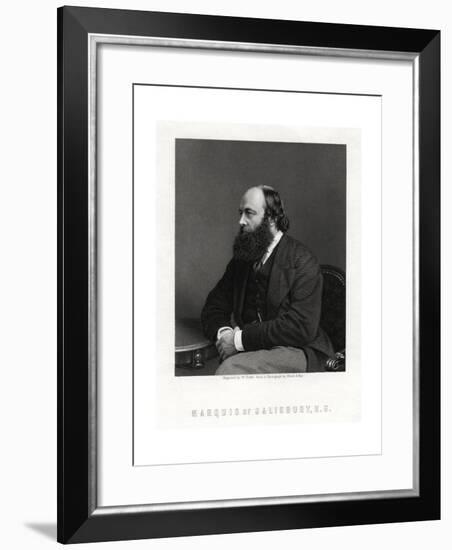 Robert Arthur Talbot Gascoyne-Cecil, 3rd Marquis of Salisbury, British Statesman, 19th Century-W Roffe-Framed Giclee Print