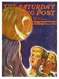 "Trick or Treaters," Saturday Evening Post Cover, October 30, 1937-Robert B. Velie-Framed Giclee Print