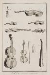 Instruments Played with a Bow, from the Encyclopedia of Denis Diderot-Robert Benard-Giclee Print