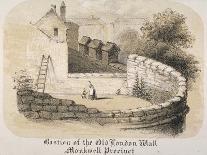 Bastion of London Wall Near Monkwell Street, City of London, 1840-Robert Blemmell Schnebbelie-Giclee Print