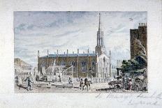 Church of St Mary the Less, Lambeth Butts, London, c1831-Robert Blemmell Schnebbelie-Giclee Print