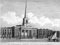West Hackney Church on the East Side of Stoke Newington Road, London, C1825-Robert Blemmell Schnebbelie-Giclee Print