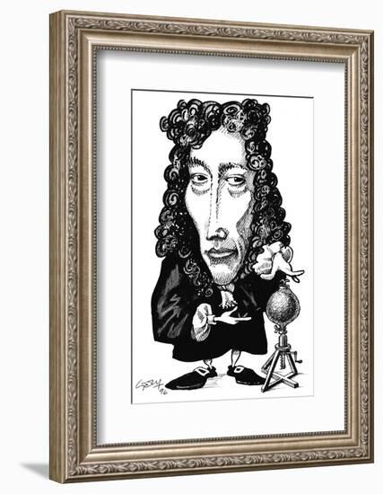 Robert Boyle, Caricature-Gary Gastrolab-Framed Photographic Print