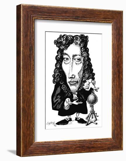 Robert Boyle, Caricature-Gary Gastrolab-Framed Photographic Print