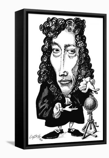 Robert Boyle, Caricature-Gary Gastrolab-Framed Premier Image Canvas