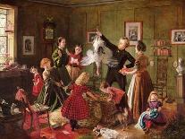 The Poor Actress's Christmas Dinner, 19th Century-Robert Braithwaite Martineau-Giclee Print