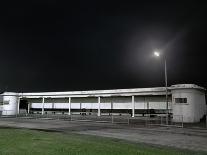 Caravan Site next to Powewr Station-Robert Brook-Photographic Print