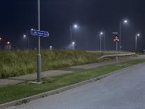 Caravan Site next to Powewr Station-Robert Brook-Photographic Print