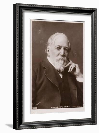 Robert Browning (1812-1889), English Poet and Playwright-null-Framed Photographic Print