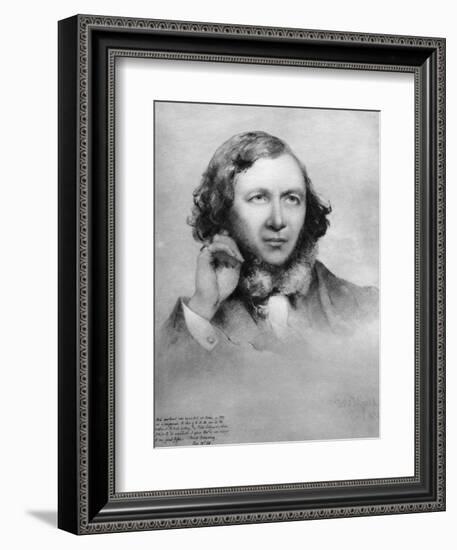 Robert Browning, British Poet, 1859-Field Talfourd-Framed Giclee Print