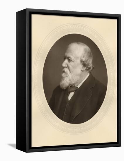 Robert Browning, English Poet and Dramatist, C1880-Lock & Whitfield-Framed Premier Image Canvas