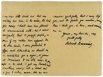 Letter from Robert Browning to William G Kingsland, 27th November 1868-Robert Browning-Premium Giclee Print