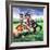 Robert Bruce About to Kill Sir Henry De Bohum-Ron Embleton-Framed Giclee Print