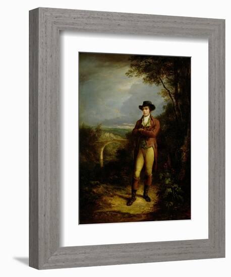 Robert Burns (1759-96), 1828 (Panel)-Alexander Nasmyth-Framed Giclee Print