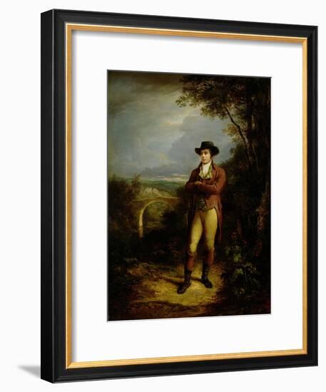 Robert Burns (1759-96), 1828 (Panel)-Alexander Nasmyth-Framed Giclee Print