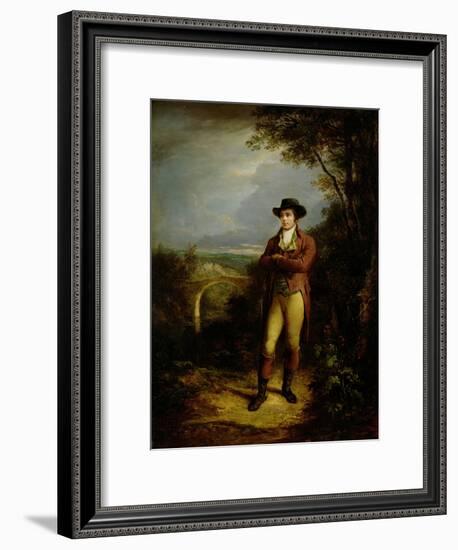 Robert Burns (1759-96), 1828 (Panel)-Alexander Nasmyth-Framed Giclee Print