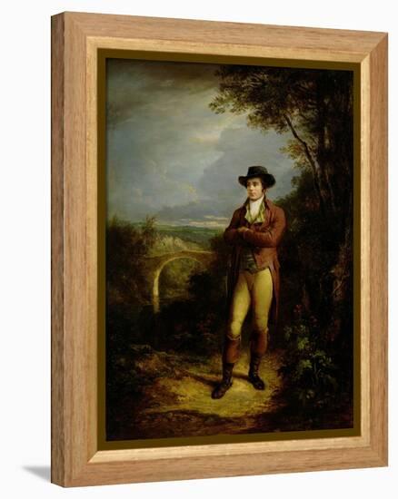 Robert Burns (1759-96), 1828 (Panel)-Alexander Nasmyth-Framed Premier Image Canvas