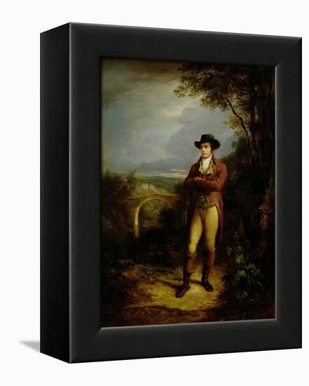 Robert Burns (1759-96), 1828 (Panel)-Alexander Nasmyth-Framed Premier Image Canvas