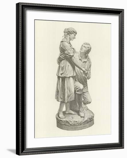 Robert Burns and Highland Mary-null-Framed Giclee Print