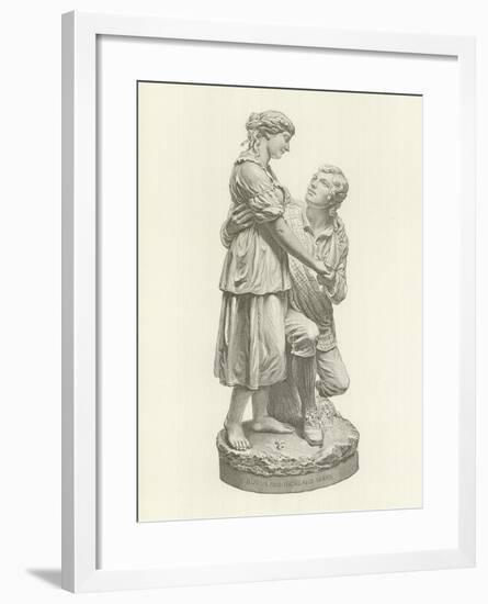Robert Burns and Highland Mary-null-Framed Giclee Print