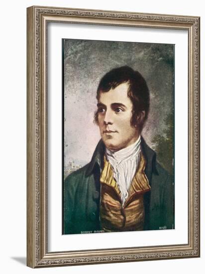 Robert Burns Scottish National Poet Portrait-null-Framed Photographic Print