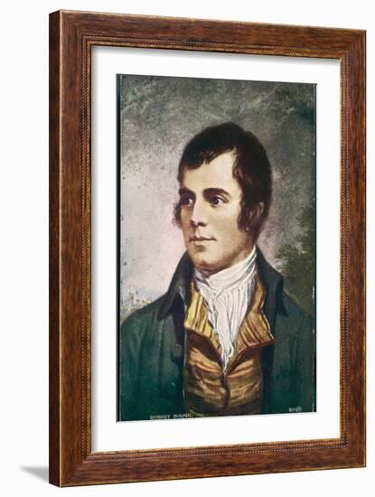 Robert Burns Scottish National Poet Portrait-null-Framed Photographic Print