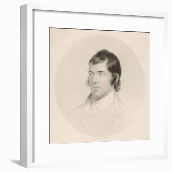 Robert Burns Scottish National Poet Portrait-null-Framed Photographic Print