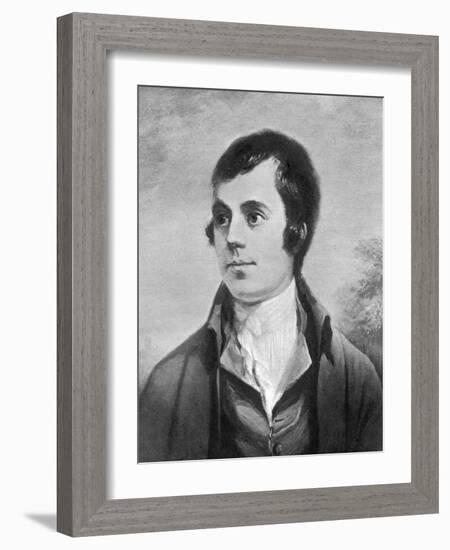 Robert Burns, Scottish Poet, 19th Century-Alexander Nasmyth-Framed Giclee Print