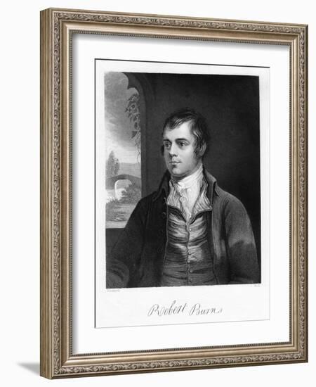 Robert Burns, Scottish Poet, Late 18th Century-Alexander Nasmyth-Framed Giclee Print