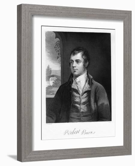 Robert Burns, Scottish Poet, Late 18th Century-Alexander Nasmyth-Framed Giclee Print