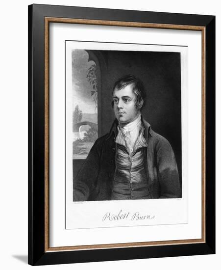 Robert Burns, Scottish Poet, Late 18th Century-Alexander Nasmyth-Framed Giclee Print