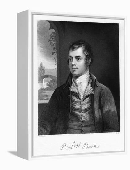 Robert Burns, Scottish Poet, Late 18th Century-Alexander Nasmyth-Framed Premier Image Canvas