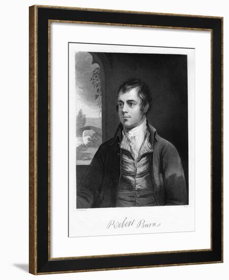 Robert Burns, Scottish Poet, Late 18th Century-Alexander Nasmyth-Framed Giclee Print