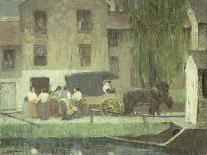 The Peddler's Cart on the Canal, New Hope-Robert C. Spencer-Giclee Print