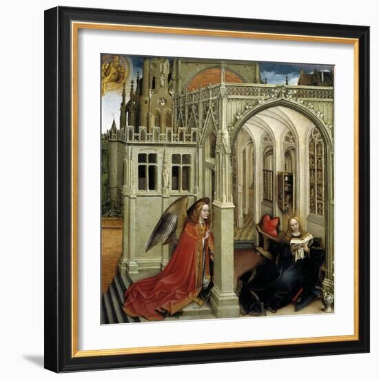 Robert Campin / The Annunciation, 1418-1419-Robert Campin-Framed Giclee Print