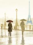 Paris Red Umbrella-Robert Canady-Giclee Print