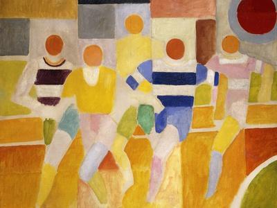Robert Delaunay、Les Coureuｒs、超希少画集より File:Robert Delaunay, Les coureurs, 1924.jpg - Wikimedia Commons