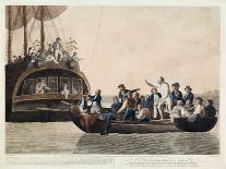 The Mutineers Turning Lieut Bligh...And Crew Adrift from His Majesty's Ship the Bounty, 1790-Robert Dodd-Framed Premier Image Canvas