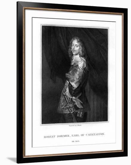 Robert Dormer, 1st Earl of Carnarvon, Royalist Soldier-T Wright-Framed Giclee Print