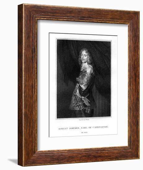 Robert Dormer, 1st Earl of Carnarvon, Royalist Soldier-T Wright-Framed Giclee Print