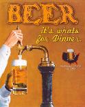 Beer: It's What's for Dinner-Robert Downs-Mounted Art Print