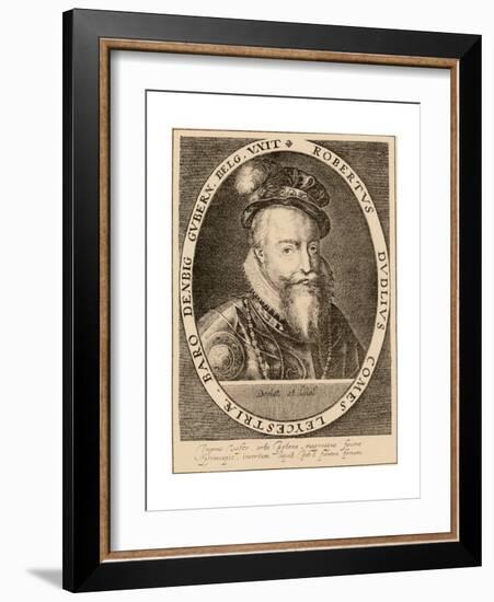 Robert Dudley, 1st Earl of Leicester (1532/33158), English Nobleman, 1889-Hendrik Goltzius-Framed Giclee Print