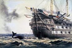 Manufacturing the transatlantic telegraph cable, c1865 (1866)-Robert Dudley-Giclee Print