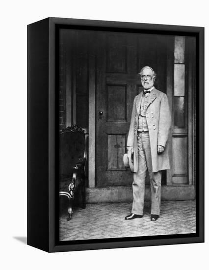 Robert E. Lee (1807-1870)-Mathew Brady-Framed Premier Image Canvas