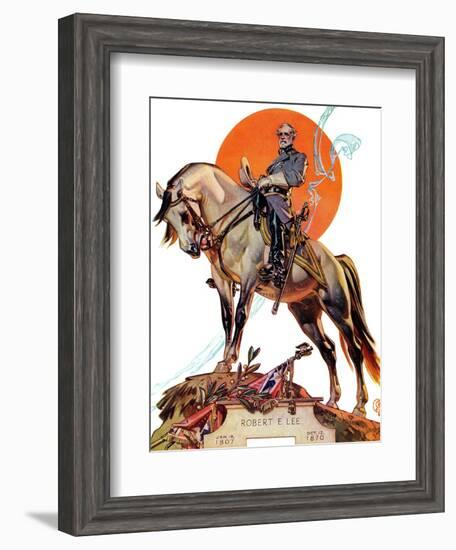 "Robert E. Lee on Traveler," January 20, 1940-Joseph Christian Leyendecker-Framed Giclee Print