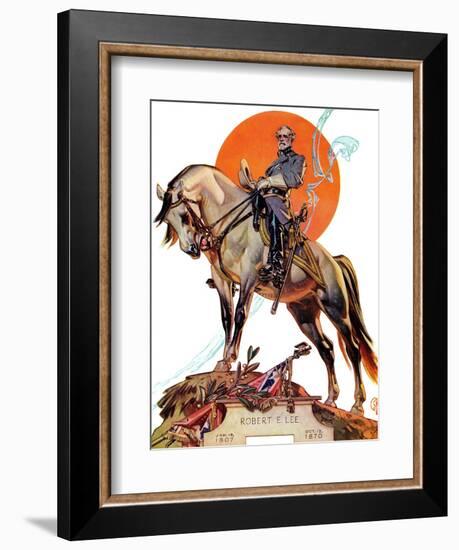 "Robert E. Lee on Traveler," January 20, 1940-Joseph Christian Leyendecker-Framed Giclee Print