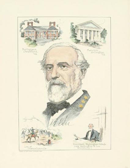 Robert E. Lee Art Print by David Silvette | Art.com