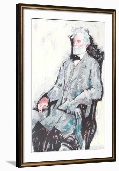 Robert E. Lee-David K^ Stone-Framed Collectable Print